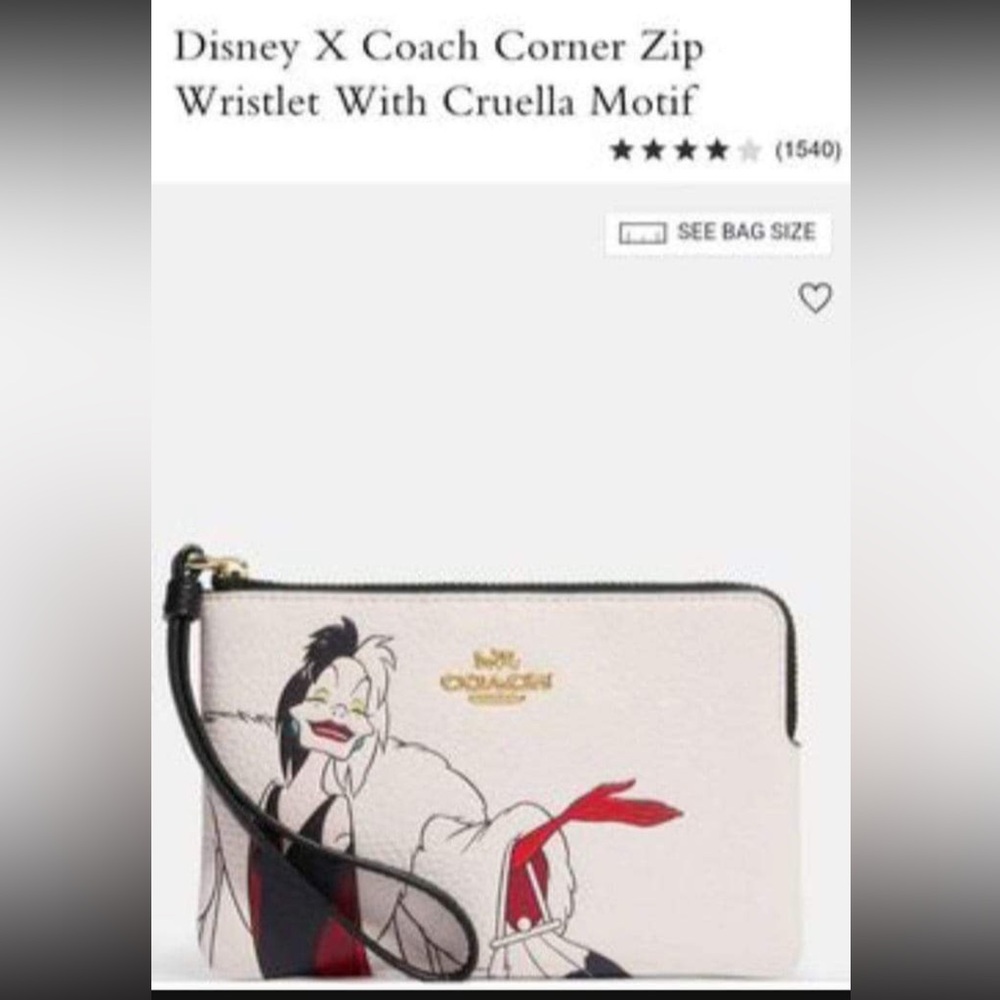 Disney  coach wristlet